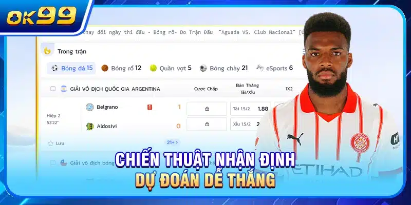 Chiến thuật nhận định dự đoán dễ thắng