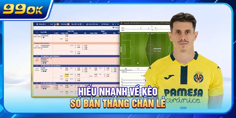 Hiểu nhanh về kèo số bàn thắng chẵn lẻ