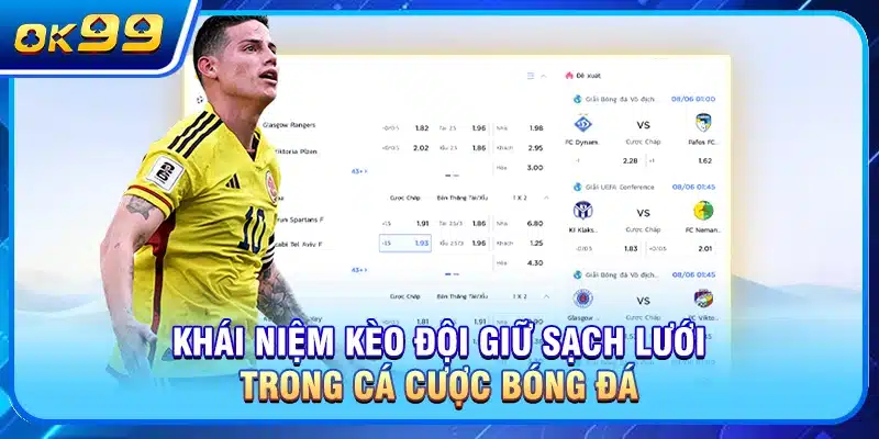 Khái niệm kèo đội giữ sạch lưới trong cá cược bóng đá