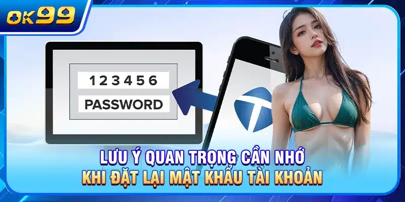 Lưu ý quan trọng cần nhớ khi đặt lại mật khẩu OK99