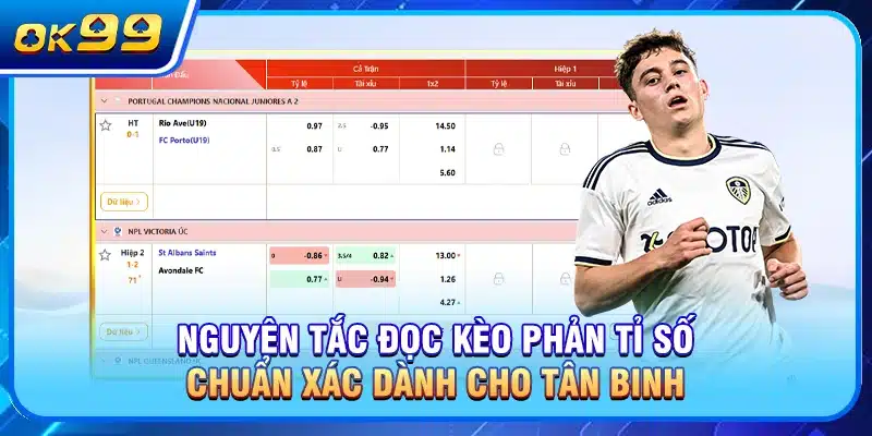 Nguyên tắc đọc kèo phản tỉ số chuẩn xác dành cho tân binh